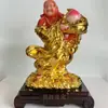 Adornos de Estatua de Buda, Artesanías de Resina, Adornos de Cumpleaños, Durazno de Cumpleaños, Buda Sonriente Estilo Chino, Ofrendas de Templo, Regalos para el Hogar para Otros