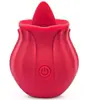 Novo ovo vibratório da Amazon em formato de flor de abóbora e rosa com função de lambida e sucção, um dispositivo erótico de automassagem feminina