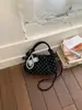 Bolso de Pliegues de Nicho para Mujer, Nuevo Tendencia Verano 2026 Ultral Popular Exquisito Bolso de Hombro de Lunares, Bolso Cruzado para Commuter