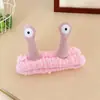 Faixa de Cabelo de Pelúcia de Caracol Desenho Animado com Tentáculos Grandes, Faixa Fofa para Lavar o Rosto e Maquiagem, Acessório de Cabelo 3D