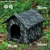 Refugio para gatos de exterior para gatos callejeros, a prueba de invierno, impermeable, a prueba de viento, cálido, aislado, cerrado y apto para todas las estaciones