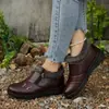Zapatos de Algodón de Moda y Versátiles para Mujer Otoño e Invierno 2025 Nuevos Planos Antideslizantes Casuales Suela Suave Cálidos Cremallera Lateral Zapatos de Algodón para Mujer
