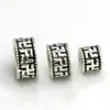 Plata Tibetana Aleación Retro Cuentas de Mil Caracteres Separadores Accesorios para Joyería DIY Venta al por Mayor Varias Especificaciones Venta al por Mayor
