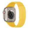 Correa de Reloj Magnética Suave con Patrón de Lichi Adecuada para Apple 9ª y 10ª Generación iWatch S11 Ultra Pulsera Magnética de Silicona Bicolor