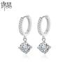 Pendientes Jinse con microincrustaciones de circonita y cobre, nuevos y exquisitos, para mujer.