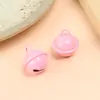 Campanita Pequeña de Metal Pintado Color Caramelo de 22 mm Accesorios para Mascotas Campana Colorida Accesorios Navideños Accesorios para Llavero