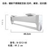 Guarda-roupa de vestiário de quarto doméstico embutido Trilho deslizante Calças desenháveis Rack Guarda-roupa multifuncional retrátil Trilhos Calças penduradas Haste