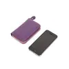 Bolsa de Tarjetas de Crédito y Banco Nueva con Cremallera Única, Estilo Coreano Promocional, Anti-robo RFID, Cepillo, Magnética, Piel de Vaca Genuina, Estilo Cartera de Órgano