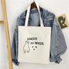 Bolso de Hombro para Mujer Estudiante Bolso de Hombro para Mujer Estampado Bolso de Hombro Cómodo Bolso de Tela Simple Bolso de Viaje para Compras Patrón Personalizable