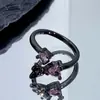 Anillo de Halloween Transfronterizo Araña Cuervo Fantasma Calabaza Hueso Fantasma Anillo Personalizado Oscuro Nicho Punk para Mujeres