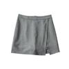 2025 Nueva Falda de Verano Diseño para Mujer Falda Línea A con Abertura Traje de Cintura Alta Pantalones Cortos Culottes Cortos de Un Paso Anti-Exposición