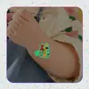 Adesivos de Tatuagem Coloridos de Alta Qualidade para Cobrir Cicatrizes de Dinossauro para Mulheres Nicho Luminosos de Dinossauro Coloridos à Prova d'Água Duradouros