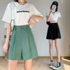 Vídeo de tiro real calça feminina de seda gelada com caimento, perna larga, comprimento médio, verão 2026, nova, cintura alta, perna larga, cinco pontos
