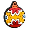 Série de Natal de Alto Padrão Transfronteiriça Desenho Animado Caneta com Contas Adesivos Caneta DIY Feita à Mão Joias para Caneta Acessórios de Contas de Cola Macia