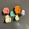Accesorios de pegatinas para notas de refrigerador de utilería para fotografía de sofás pequeños creativos, sofá de simulación lindo, pegatinas de resina para refrigerador de sofá