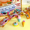 Borrador de Bolsita Ciega Estilo Gourmet Caja Sorpresa Dibujo Música Pequeño Regalo para Niños Creativo Recompensa de Jardín de Infancia Papelería para Estudiantes