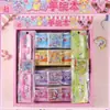 Sanrio Mini Compartilhamento Livro Par Pingente Livro Portátil Pequeno Livro Bonito Dos Desenhos Animados Conta Livro de Bolso