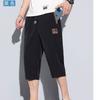 Verão Novo Esportivo Roupa de Trabalho Shorts Curtos de Seda Gelo Masculinos Calças Casuais Simples Soltas com Bolso com Zíper Masculinas