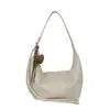 Bolsa de ombro simples estilo dumpling para o dia a dia da mulher 2026, versátil e moderna, grande capacidade, nova bolsa transversal, item quente do outono