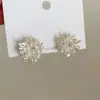 Aretes de Fuegos Artificiales Circonita Perla Diseño Femenino Sentido de Diseño Nicho Retro Personalidad Simple Versátil Elegantes Aretes de Moda Aretes