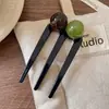 Pinza para el Cabello en Forma de U con Perlas de Tres Puntas para Peinado Semirecogido de Cabello Corto 2026 Nuevo Estilo Peine Clip para el Cabello Pinza Elegante para Fijar Moños