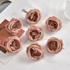 Cabeça de Flor de Peônia Simulada, Flores Artificiais de Seda Conjunto para Casamento, Decoração de Casa Material DIY Feito à Mão, Decoração de Parede com Flores