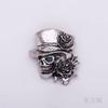 Broche de cabeza de fantasma europeo y americano, joyería de Halloween 2023, broche de calavera punk unisex