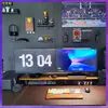 Tablero perforado Wg6Q Mampara de pared para e-sports Personalizable, Estante de almacenamiento, Escritorio de estudio para computadora Decoración Estante de almacenamiento de escritorio