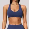 Nuevo Sujetador Deportivo de Punto Sin Costuras de Lycra con Correa para el Cuello, a Prueba de Impactos y Transpirable, para Entrenamiento de Pilates y Yoga, para Mujer 4535