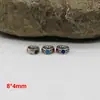 Suministro Directo de Fábrica de Cuentas Espaciadoras de Aleación de Plata de Xizang con Goteo de Aceite, Accesorios de Bodhi de Estrella y Luna, Accesorios para Joyería DIY al por Mayor