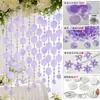 Campanillas de viento acrílicas para manualidades, accesorios decorativos, cadena de conchas terminada, cortina colgante, piezas redondas, cortina de puerta hecha a mano, accesorios de partición y materiales