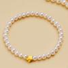 Pulsera de Corazón Estrella Dorada Perla Nuevo Estilo 2026 Exquisita Linda Versátil Elegante Joyería de Pulsera de Corazón Venta al por Mayor