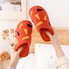 2025 Nuevas Pantuflas de Algodón de Terciopelo Teddy para Pareja Zapatos de Confinamiento en Casa para Mujer Pantuflas Cálidas de Invierno Rellenas para Casa Venta al por Mayor para Hombre