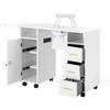 Mesa de unhas de unhas Workbench mesa de manicure com aspirador de unhas Simples Beleza fonte de mesa de unhas fabricantes