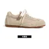 El bestseller de moda este año en estilo old money de Shougu: Zapatillas de entrenamiento alemanas súper calientes para mujer, principios de otoño de 2026, zapatillas casuales versátiles de cuero genuino