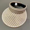 Sombrero para el Sol Verano para Mujer Parasol Resistente a los Rayos UV Parte Superior Vacía Sombrero de Concha de Goma Negra Ala Grande Parasol para la Cara Sombrero para Montar al Aire Libre