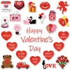 Bestseller transfronterizo decoración del Día de San Valentín imanes para refrigerador imanes para puerta de garaje decoración magnética navideña para el hogar ambiente de fiesta