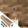 Papel de Parede Estilo Étnico Personalizado Adesivos de Parede à Prova d'Água Adesivos para Reforma de Móveis Papel de Parede para Decoração de Parede com Fundo de Madeira