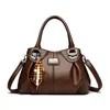 Bolsas femininas transfronteiriças 2026 novo modelo bolsa tote de grande capacidade versão coreana bolsa de ombro versátil para mães de meia-idade bolsa transversal