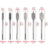 6 Piezas Broca para Carpintería de Tres Puntas con Filo Cruzado para Abrir Agujeros en Tablas de Madera Broca Plana 10-25mm Broca Plana para Carpintería