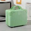 Maleta Pequeña para Mujer Ligera Maleta de Cabina 14 pulgadas Mini Estudiante Almacenamiento Estuche de Cosméticos Bolso de Hombro Bolso de Hombro Simple Gran Capacidad
