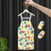 Overol de Pintura para Niños Impermeable Babero de Pintura con Tirantes Arte para Bebés Anti-Vestido Anti-Suciedad Jardín de Niños Babero para Comer