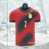 Estrella de fútbol C. Llavero colgante de figura de personaje de Ronaldo y Messi, mercancía de estrella de fútbol de la Copa del Mundo, colgante para bolsa al por mayor