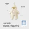 Casaco de inverno acolchoado para bebês e crianças pequenas 2026 novo estilo macacão romper para bebê menina peça externa espessa roupas quentes