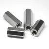Tuerca hexagonal extendida de acero inoxidable 304 conector de varilla roscada M4M5M6M8 engrosada no estándar