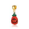 Acessórios de Halloween Mais Vendidos Transfronteiriços Pingente DIY Desenho Animado Monstro Abóbora Pingente de Colar Estilo Europeu e Americano Materiais de Pingente para Joias