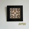Decoración de Pared de Madera Maciza con Mosaico Estilo Vintage Pintura Decorativa para Pared de Fondo Mural Geométrico Abstracto Retro para Entrada