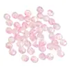 Contas Redondas de Vidro Florais Bicolores com Efeito Rachado para DIY Colar de Miçangas Artesanal Brincos Grampo de Cabelo Faixa de Cabelo Borla Contas Espaçadoras Acessórios
