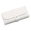 Estuche para Gafas Transfronterizo al por Mayor Bolsa Suave de Almacenamiento Negro y Blanco Resistente a la Presión Botón a Presión de Cuero Estuche para Gafas de Sol Se Puede Imprimir con Logo