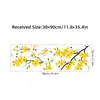 Rama de Ciruelo Flor Amarilla Pegatinas de Pared Autoadhesivas Ins Sala de Estar Dormitorio Habitación Fondo de Pared Pegatina Decorativa BR0580F
